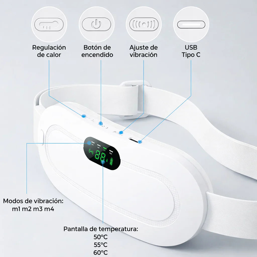 ALIVIO INMEDIATO DEL DOLOR CINTURON MENSTRUAL