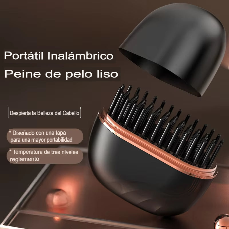 Mini peine alisador portatil