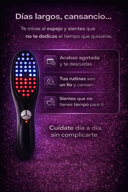 Cepillo de luz LED para el crecimiento del cabello