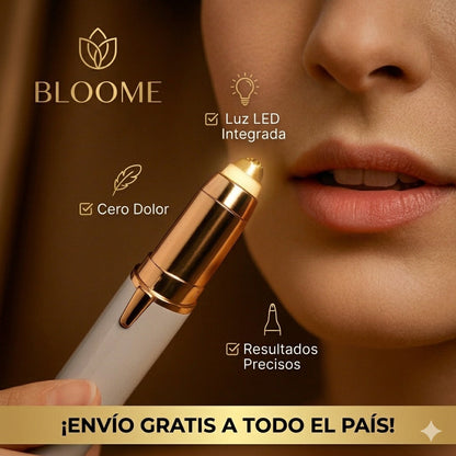 Depiladora facial de precisión indolora