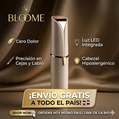 Depiladora facial de precisión indolora